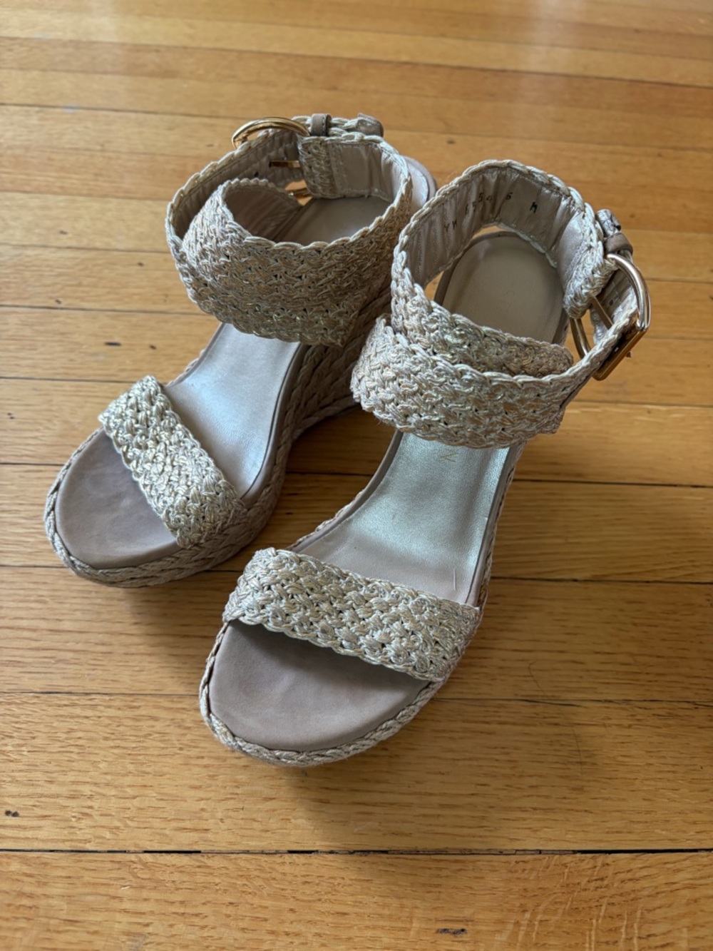 Stuart Weitzman Alex Criss Cross Wedge